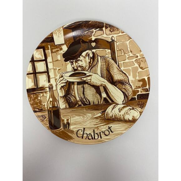 Decorative Plate from Chabrot St Flour France, Collectible - Picture 1 of 3